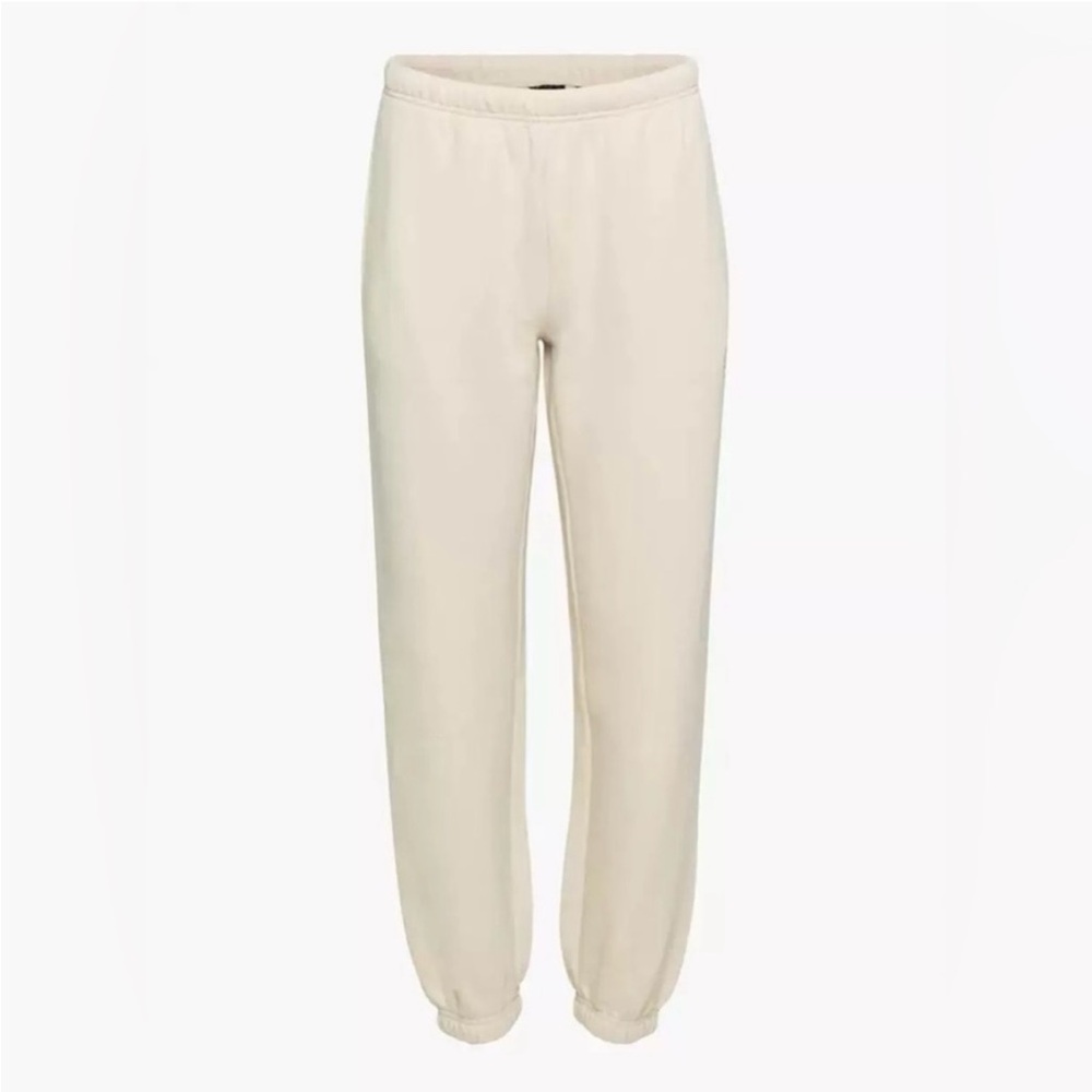 Aritzia super world sweatpant 95071 super relaxed fleece matte pearl